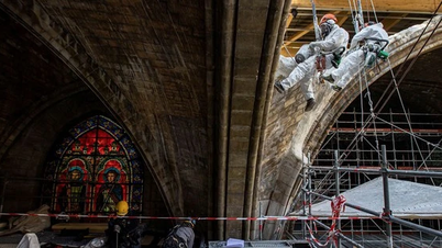 Einblicke in die 760 Millionen Dollar teure Restaurierung der Kathedrale Notre Dame