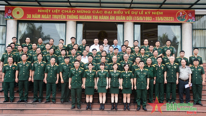Phòng Thi hành án Quân khu 4 tổ chức Lễ kỷ niệm 30 năm Ngày truyền thống