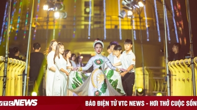Áo dài 220m xác lập kỷ lục Việt Nam có lãng phí?