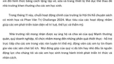 Bất ngờ trước thư ngỏ của một hiệu trưởng