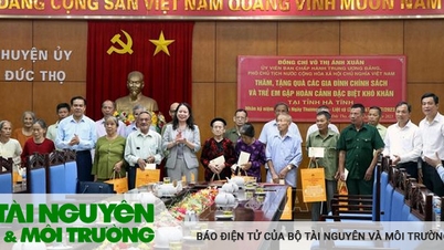 Phó Chủ tịch nước Võ Thị Ánh Xuân thăm, tặng quà gia đình chính sách tại Hà Tĩnh