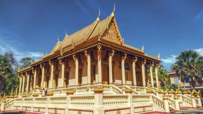 ទស្សនាវត្ត Kh'Leang ដែលជាវត្ថុបុរាណខាងស្ថាបត្យកម្ម និងសិល្បៈជាតិក្នុងខេត្ត Soc Trang