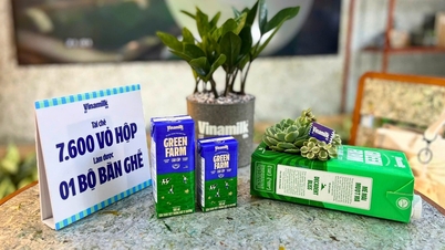Vinamilk spreads the message of sustainable development through each milk carton