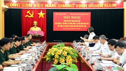 សន្និសីទប្រកាសសេចក្តីសម្រេចសវនកម្មនៅអគ្គនាយកដ្ឋាននយោបាយនៃកងទ័ពប្រជាជនវៀតណាម