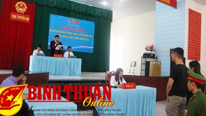 Hơn 150 đoàn viên, học sinh dự phiên tòa giả định