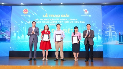 Trao “Giải thưởng báo chí tuyên truyền về sử dụng năng lượng tiết kiệm và hiệu quả năm 2023”