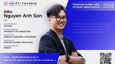 នាយកប្រតិបត្តិ Gen Z ឈ្នះអាហារូបករណ៍ MBA ពីសាកលវិទ្យាល័យ Tsinghua ដ៏ល្បីល្បាញ