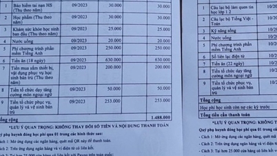 Ho Chi Minh City schools start collecting fees, students pay for 2 consecutive months