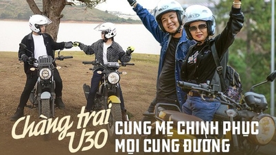 U60 ម្តាយនិងកូនប្រុសធ្វើដំណើររាប់ពាន់គីឡូម៉ែត្រដោយម៉ូតូ