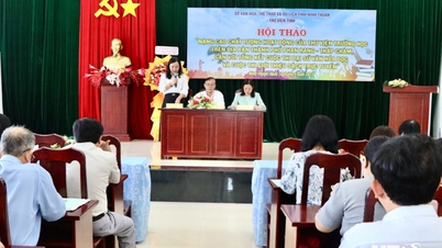 សិក្ខាសាលាស្តីពីការលើកកម្ពស់គុណភាពបណ្ណាល័យសាលារៀនក្នុងទីក្រុង។ ផាន់រ៉ាង - ប៉មចាម