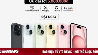 iPhone 15 Series price from 21,490,000 VND when buying MobiFone's exclusive package