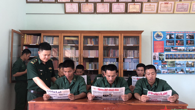 ផ្សព្វផ្សាយវប្បធម៌អាននៅស្ថានីយ៍ព្រំដែនខេត្ត Gia Lai