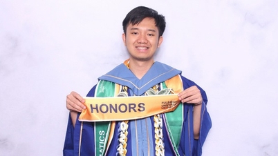 និស្សិតប្រុស Fulbright បញ្ចប់ថ្នាក់បរិញ្ញាបត្រ 3 ក្នុងពេលតែមួយ ទទួលបានពិន្ទុខ្ពស់ជាងគេ 5%
