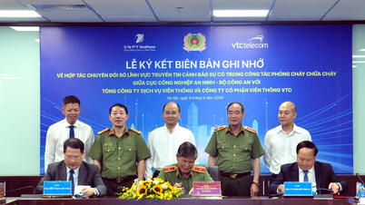VNPT và Bộ Công an hợp tác chuyển đổi số lĩnh vực truyền tin cảnh báo sự cố trong phòng cháy, chữa cháy