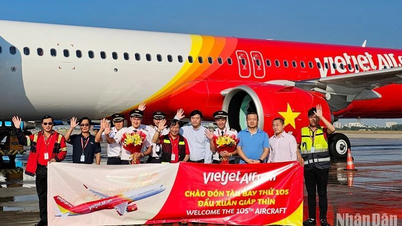 Vietjet đón nhận tàu bay thứ 105 đầu Xuân mới