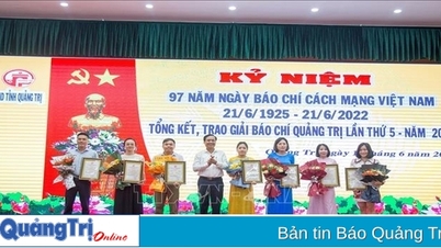 22 tác phẩm báo chí đoạt Giải Báo chí tỉnh Quảng Trị lần thứ 6