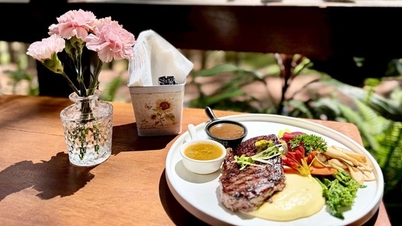 Ngắm hoàng hôn và thưởng thức món beefsteak thơm ngon tại Đà Lạt
