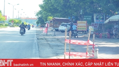 ជួសជុល​យ៉ាង​ឆាប់រហ័ស​នូវ​ស្ថានភាព​នៃ​គម្រប​រន្ធ​គូថ​ដែល​ខូច​នៅលើ​ផ្លូវជាតិ​លេខ ៨