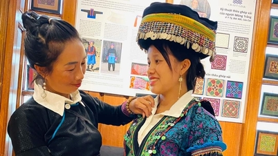 Honoring the traditional embroidery techniques of the White Mong people