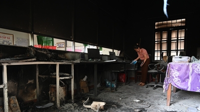 ទិដ្ឋភាព​នៅ​ទីស្នាក់ការ​ឃុំ​ដាកឡាក់ ក្រោយ​ការ​បាញ់​ប្រហារ​កាល​ពី​ព្រឹក​ថ្ងៃ​ទី​១១ ខែ​មិថុនា