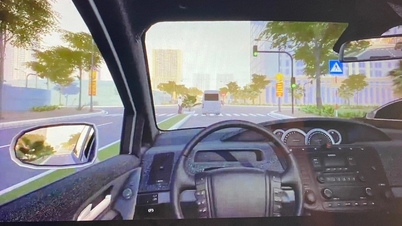 Driving test with new simulation software from February 1