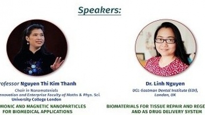 Hai nhà khoa học Việt tại Anh chia sẻ về vật liệu nano ứng dụng trong Y-Sinh học