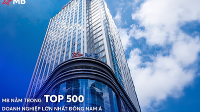 MB thuộc TOP 500 doanh nghiệp lớn nhất Đông Nam Á