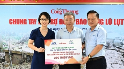 Báo Công Thương chung tay, đồng lòng hướng về vùng bão lũ