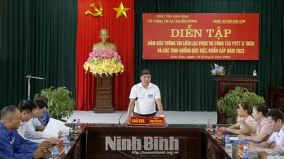 Diễn tập đảm bảo thông tin liên lạc