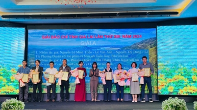 ស្នាដៃចំនួន 40 ត្រូវបានប្រគល់ជូននៅឯពានរង្វាន់សារព័ត៌មានខេត្ត Gia Lai លើកទី 13 ក្នុងឆ្នាំ 2024