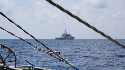Philippines accuses China of building 'floating barrier' at South China Sea shoal