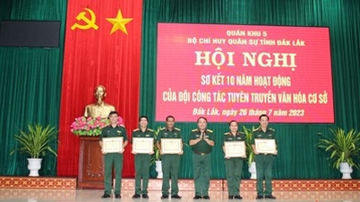 Sơ kết 10 năm hoạt động của Đội Công tác tuyên truyền văn hóa cơ sở
