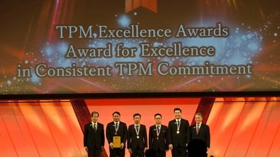 Nhà máy thức ăn chăn nuôi C.P. Bình Dương là nhà máy đầu tiên tại Việt Nam nhận giải thưởng TPM Consistency tại TPM Awards 2023