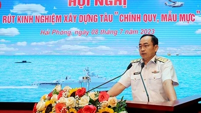 Nâng cao chất lượng xây dựng tàu “chính quy, mẫu mực”