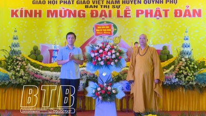 Quỳnh Phụ tổ chức đại lễ Phật đản