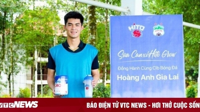 Hito Grow Milk អមដំណើរសាលាបាល់ទាត់ Hoang Anh Gia Lai