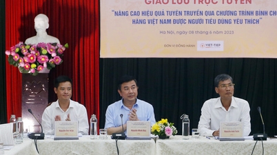 Giao lưu trực tuyến tôn vinh hàng Việt, đồng hành cùng doanh nghiệp