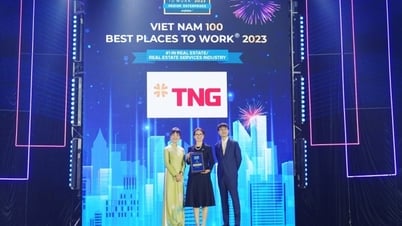 ក្រុមហ៊ុន TNG Holdings វៀតណាមត្រូវបានផ្តល់កិត្តិយសជា "សហគ្រាសឆ្នើមជាមួយនឹងធនធានមនុស្សរីករាយ"
