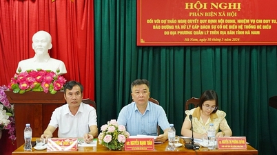 Hội Nông dân Hà Nam tổ chức phản biện xã hội đối với dự thảo Nghị quyết của HĐND tỉnh