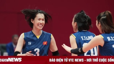 Thắng kịch tính Hàn Quốc, tuyển bóng chuyền nữ Việt Nam đứng đầu bảng