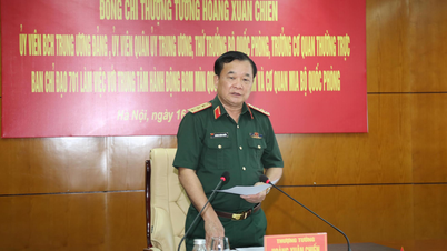 Thượng tướng Hoàng Xuân Chiến làm việc với VNMAC và Cơ quan MIA Bộ Quốc phòng