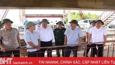 ឆ្លើយតបយ៉ាងសកម្មចំពោះគ្រោះមហន្តរាយធម្មជាតិ ការពារទីតាំងសំខាន់ៗនៅលើទំនប់ La Giang