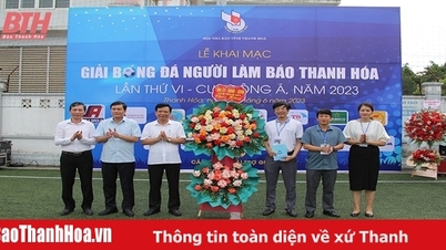 បើកការប្រកួតបាល់ទាត់អ្នកកាសែត Thanh Hoa លើកទី៦