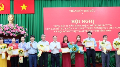 ទីក្រុង Thu Duc៖ អត្រានៃការពិនិត្យសុខភាពដោយប្រើប្រាស់ឱសថបូព៌ានៅគ្រឹះស្ថានពេទ្យឈានដល់ ៨០%