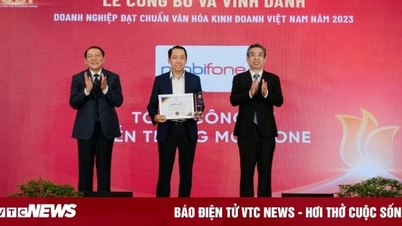 MobiFone được vinh danh đạt chuẩn văn hóa kinh doanh Việt Nam 2023