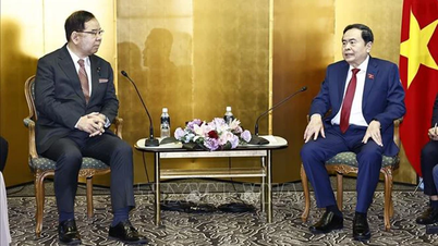 National Assembly Chairman Tran Thanh Man receives Chairman of the Central Executive Committee of the Communist Party of Japan Shii Kazuo