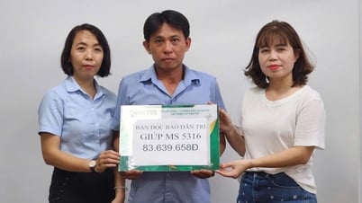 ឧបត្ថម្ភថវិកាជាង 83 លានដុង ដល់កុមារ 3 នាក់របស់អ្នកជំងឺស្ត្រីដែលបានស្លាប់ដោយសារការបរាជ័យនៃសរីរាង្គជាច្រើន។