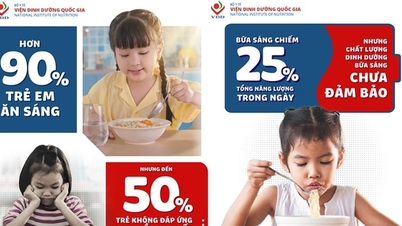 វិទ្យាស្ថានជាតិអាហារូបត្ថម្ភប្រកាសអាហារពេលព្រឹក 5 យ៉ាងពិតប្រាកដរបស់កុមារវៀតណាម