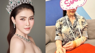 Người đẹp dừng thi Miss Universe Vietnam vì tai nạn giao thông