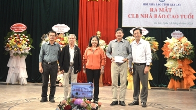 Hội Nhà báo tỉnh Gia Lai ra mắt Câu lạc bộ Nhà báo cao tuổi